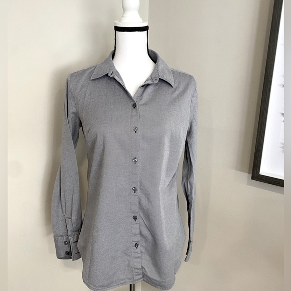 Ann Taylor Button up Cotton Blouse - Picture 1 of 5
